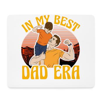 In meiner Best Dad-Ära - Mousepad (Querformat) - Weiß - Vorne