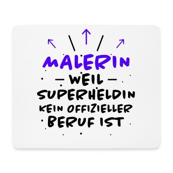Malerin Spruch Malermeister Beruf Malerin Geschenk - Mousepad (Querformat) - Weiß - Vorne