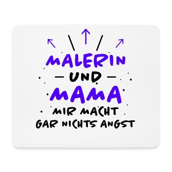 Malerin Spruch Malermeister Beruf Malerin Geschenk - Mousepad (Querformat) - Weiß - Vorne