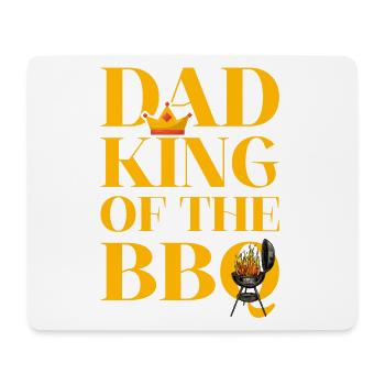 Papa König des Grillens - Mousepad (Querformat) - Weiß - Vorne
