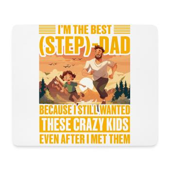Ich bin der beste Stiefvater - Mousepad (Querformat) - Weiß - Vorne