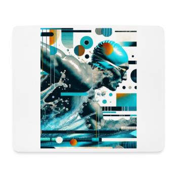 Dynamic float in action - Mouse Pad (horizontal) - white - Front