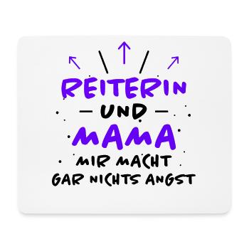 Reiterin Spruch Pferde Reiten Reiterin Geschenk - Mousepad (Querformat) - Weiß - Vorne