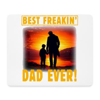 Der beste Freakin Dad aller Zeiten - Mousepad (Querformat) - Weiß - Vorne