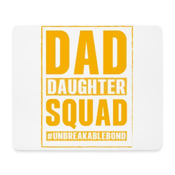 Vater-Tochter-Truppe - Mousepad (Querformat) - Weiß - Vorne