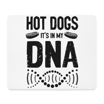 hot-dog hot-dogs adultes c’est dans mon - Tapis de souris (format paysage) - blanc - Devant