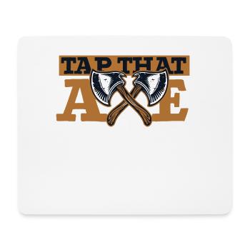 Tippen Sie auf die Axt Axt Wurfspiel Wettbewerb Axt - Mousepad (Querformat) - Weiß - Vorne