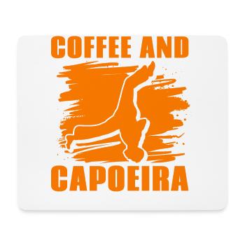 Café et Capoeira - Tapis de souris (format paysage) - blanc - Devant