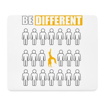 Sei anders Capoeira - Mousepad (Querformat) - Weiß - Vorne