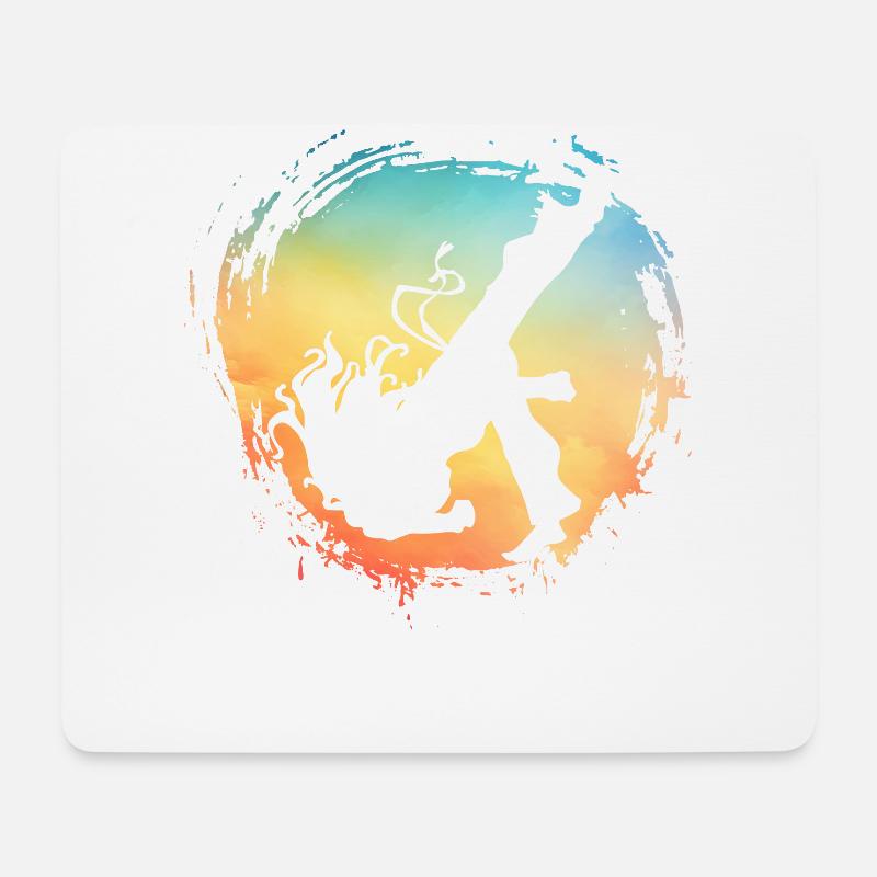 Capoeira - Mousepad (Querformat) - Weiß