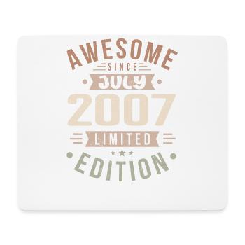 July 2007 Birthday July 2007 Birthday Gift - Mouse Pad (horizontal) - white - Front