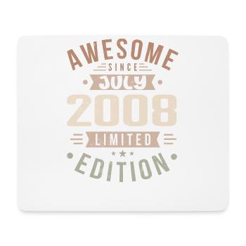 July 2008 Birthday July 2008 Birthday Gift - Mouse Pad (horizontal) - white - Front