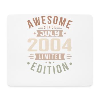 July 2004 Birthday July 2004 Birthday Gift - Mouse Pad (horizontal) - white - Front