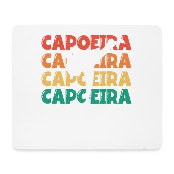 Retro Capoeira Text Ginga Capoeirista Tanz - Mousepad (Querformat) - Weiß - Vorne