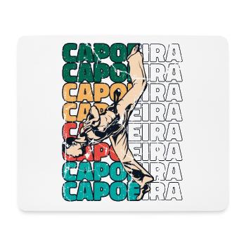 Retro Capoeira Text Ginga Capoeirista Tanz - Mousepad (Querformat) - Weiß - Vorne