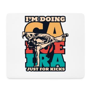 Capoeira für Kicks Capoeirista Ginga Tanz - Mousepad (Querformat) - Weiß - Vorne