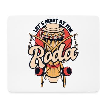 Treffen wir uns beim Roda Capoeirista Ginga Dance - Mousepad (Querformat) - Weiß - Vorne