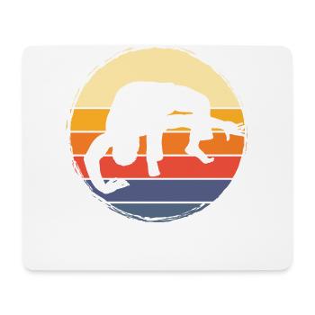 Capoeira - Tapis de souris (format paysage) - blanc - Devant