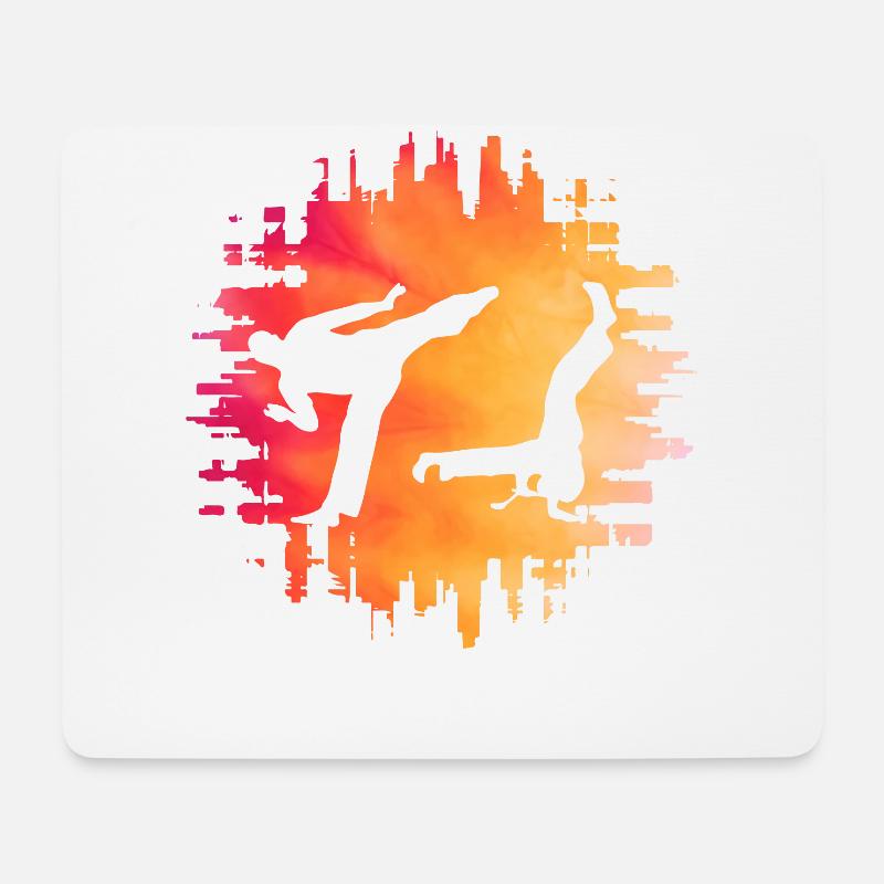 Capoeira - Mousepad (Querformat) - Weiß