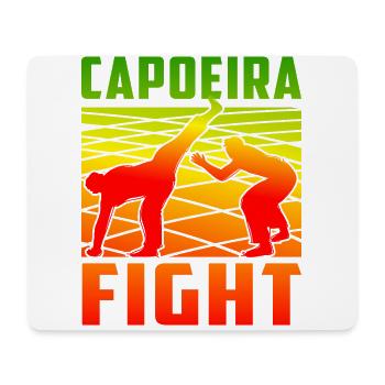 Capoeira Fight - Mouse Pad (horizontal) - white - Front