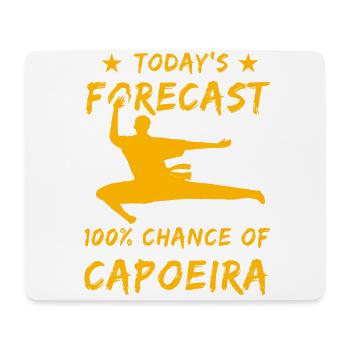 heutige Vorhersage: 100% Chance auf Capoeira - Mousepad (Querformat) - Weiß - Vorne