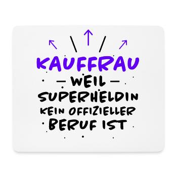 Kauffrau Spruch Verkäuferin Witz Kauffrau Geschenk - Mousepad (Querformat) - Weiß - Vorne