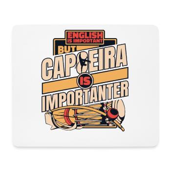 Education Is Important But Capoeira Is - Mouse Pad (horizontal) - white - Front