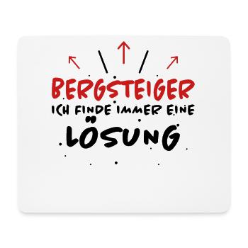 Bergsteiger Spruch Wandern Bergsteiger Geschenk - Mousepad (Querformat) - Weiß - Vorne