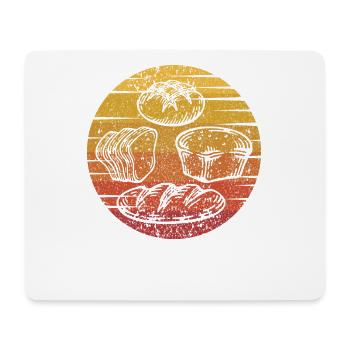 Retro Bread Dough Bread Maker Bread Queen Lover - Mouse Pad (horizontal) - white - Front