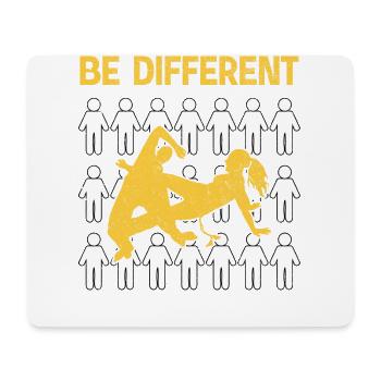 Capoeira Be Different - Tapis de souris (format paysage) - blanc - Devant
