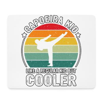 Capoeira comme un enfant normal mais plus cool - Tapis de souris (format paysage) - blanc - Devant