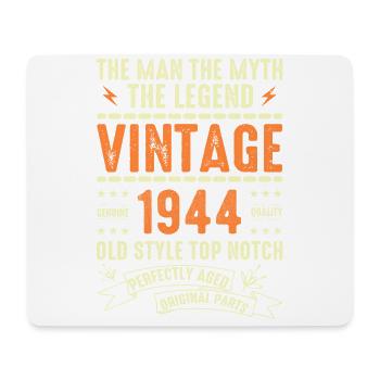 1944 Jubiläumsgeschenk Jahrgang 1944 Vintage 1944 - Mousepad (Querformat) - Weiß - Vorne