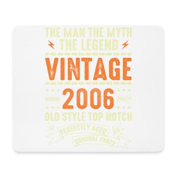 2006 Anniversary Gift Vintage 2006 Vintage 2006 - Mouse Pad (horizontal) - white - Front