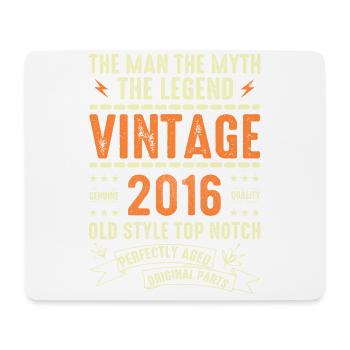 2016 Anniversary Gift Vintage 2016 Vintage 2016 - Mouse Pad (horizontal) - white - Front