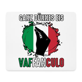 Italien Italiener Vaffanculo - Mousepad (Querformat) - Weiß - Vorne