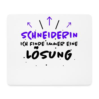Schneiderin Spruch Lustiges Schneiderin Geschenk - Mousepad (Querformat) - Weiß - Vorne