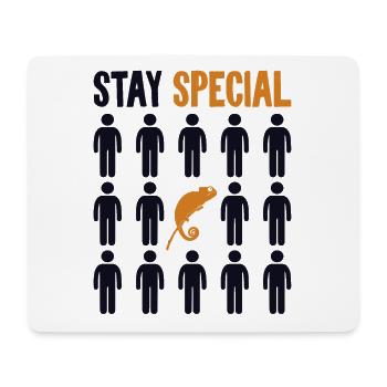 Stay Special Panther Veiled Chamaeleonidae Lover - Mouse Pad (horizontal) - white - Front