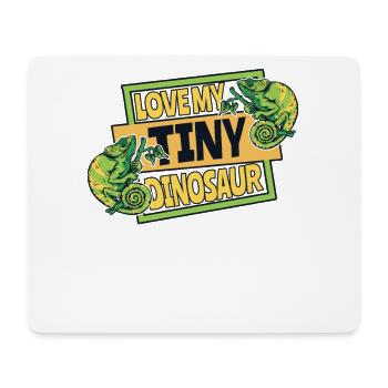 Love My Tiny Dinosaur Veiled Panther Lover - Mouse Pad (horizontal) - white - Front