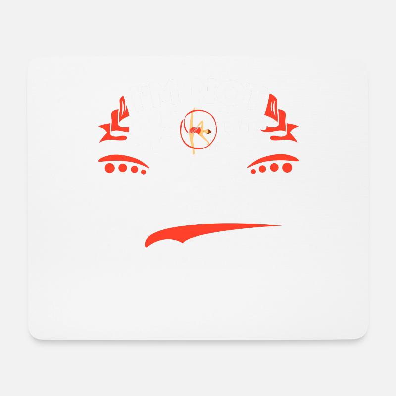 Ich Bin Nicht Klein, Ich Bin Ein Turner - Mousepad (Querformat) - Weiß