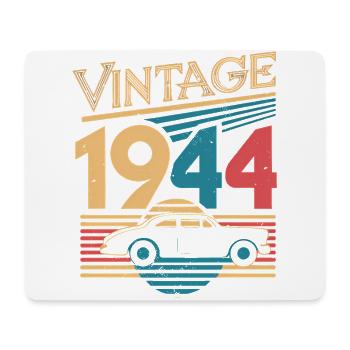 60 Jahre alte Geschenke Vintage Jahrgang 1944 Retro - Mousepad (Querformat) - Weiß - Vorne