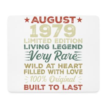 August 1979 - Gift idea for August 1979 - 1979 - Mouse Pad (horizontal) - white - Front