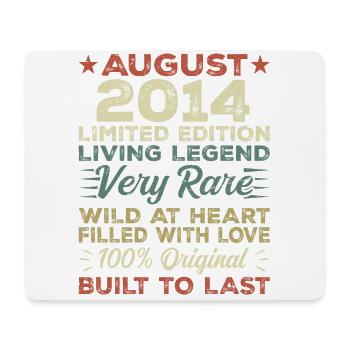 August 2014 - Geschenkidee Für August 2014 - 2014 - Mousepad (Querformat) - Weiß - Vorne