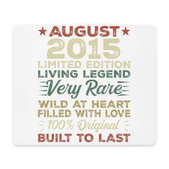 August 2015 - Geschenkidee Für August 2015 - 2015 - Mousepad (Querformat) - Weiß - Vorne
