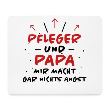 Pfleger Spruch Pflegekraft Lustig Pfleger Geschenk - Mousepad (Querformat) - Weiß - Vorne