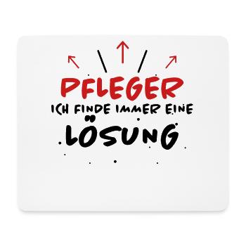 Pfleger Spruch Pflegekraft Lustig Pfleger Geschenk - Mousepad (Querformat) - Weiß - Vorne