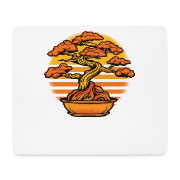 Retro Bonsai Pots Penjing Indoor Bonsai - Mouse Pad (horizontal) - white - Front