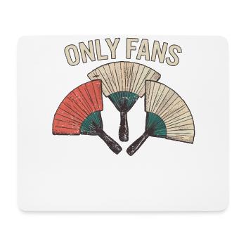 Drôle Fans Vintage Fan Humour Rétro Graphique - Tapis de souris (format paysage) - blanc - Devant