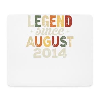 August 2014 Jahrestag August 2014 - August 2014 - Mousepad (Querformat) - Weiß - Vorne