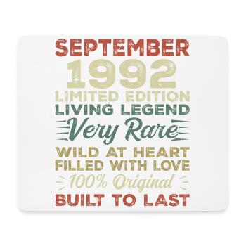 Anniversaire Septembre 1992 Edition Limitée Original - Tapis de souris (format paysage) - blanc - Devant