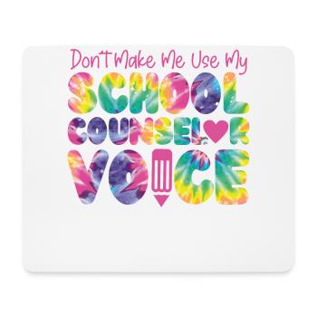 Conseiller scolaire Tie Dye Don’t - Tapis de souris (format paysage) - blanc - Devant